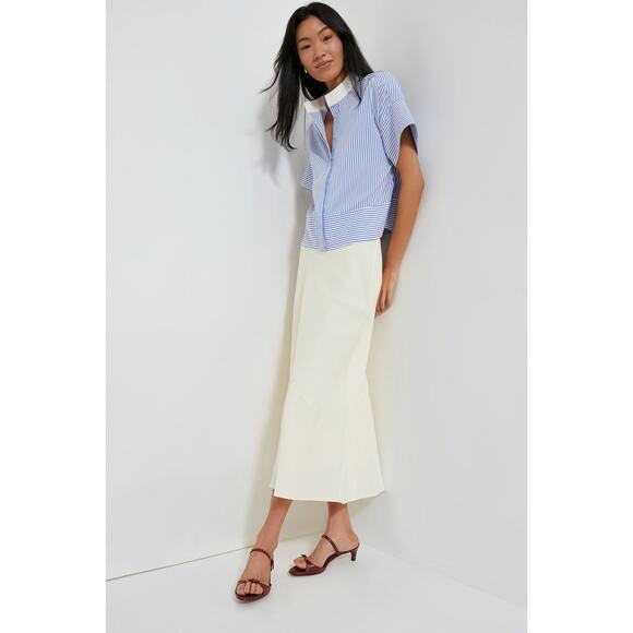 Tuckernuck Blue Stripe Sofia Shirt NWT size Small - Picture 5 of 10